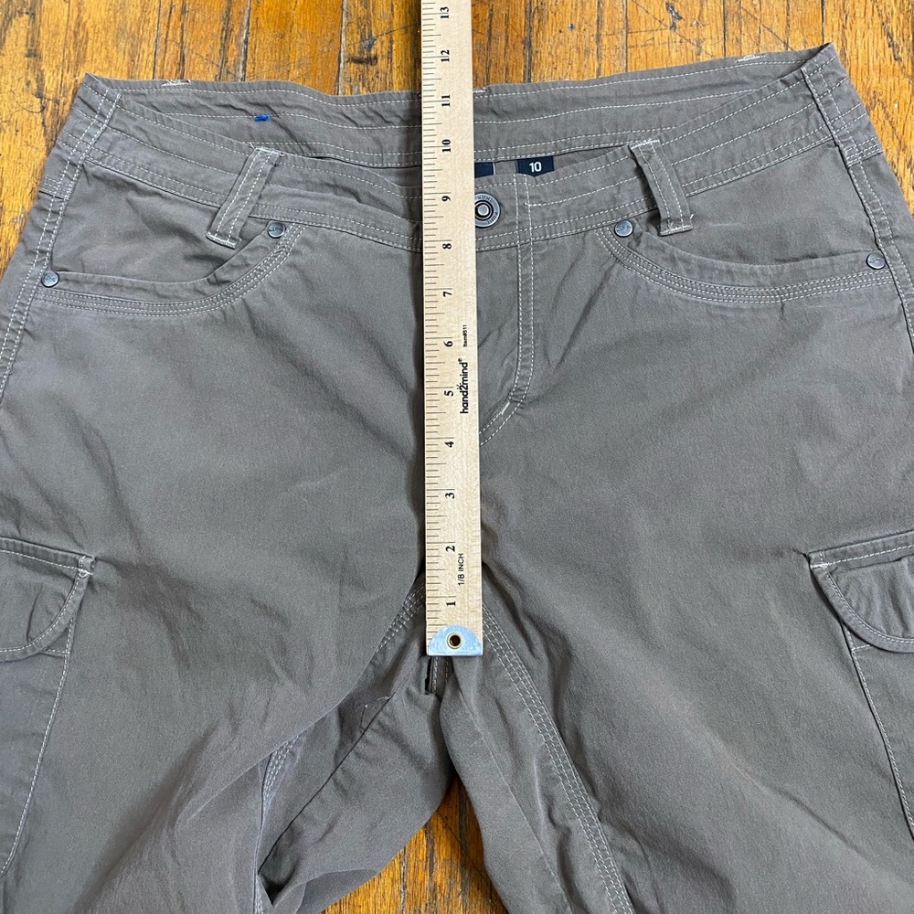 Kuhl Splash Vintage Patina Dye 11" Cargo Hiking Shorts Women’s Size 10 Gray - Picture 12 of 13